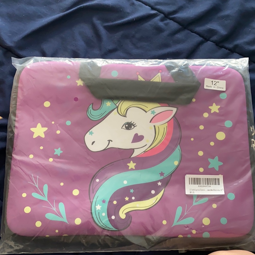 Unicorn 12 inch laptop sleeve